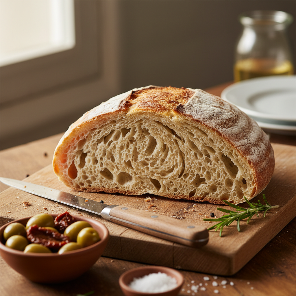 Vähesed asjad siin maailmas on võrreldavad värskelt küpsetatud saia lõhnaga, mis hommikuti köögis levib, eriti kui tegemist on autentse Itaalia ciabattaga. See 