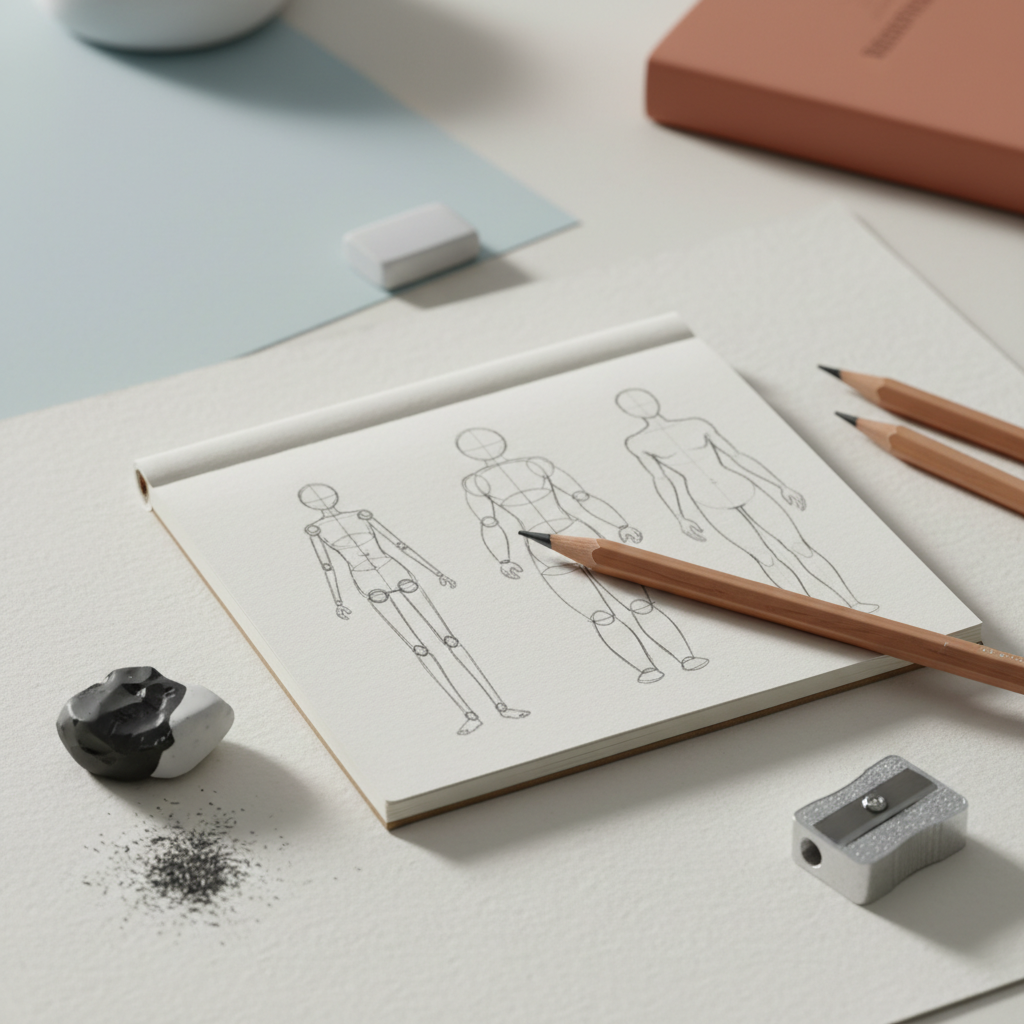 Kuidas joonistada inimest? Lihtne samm-sammuline õpetus