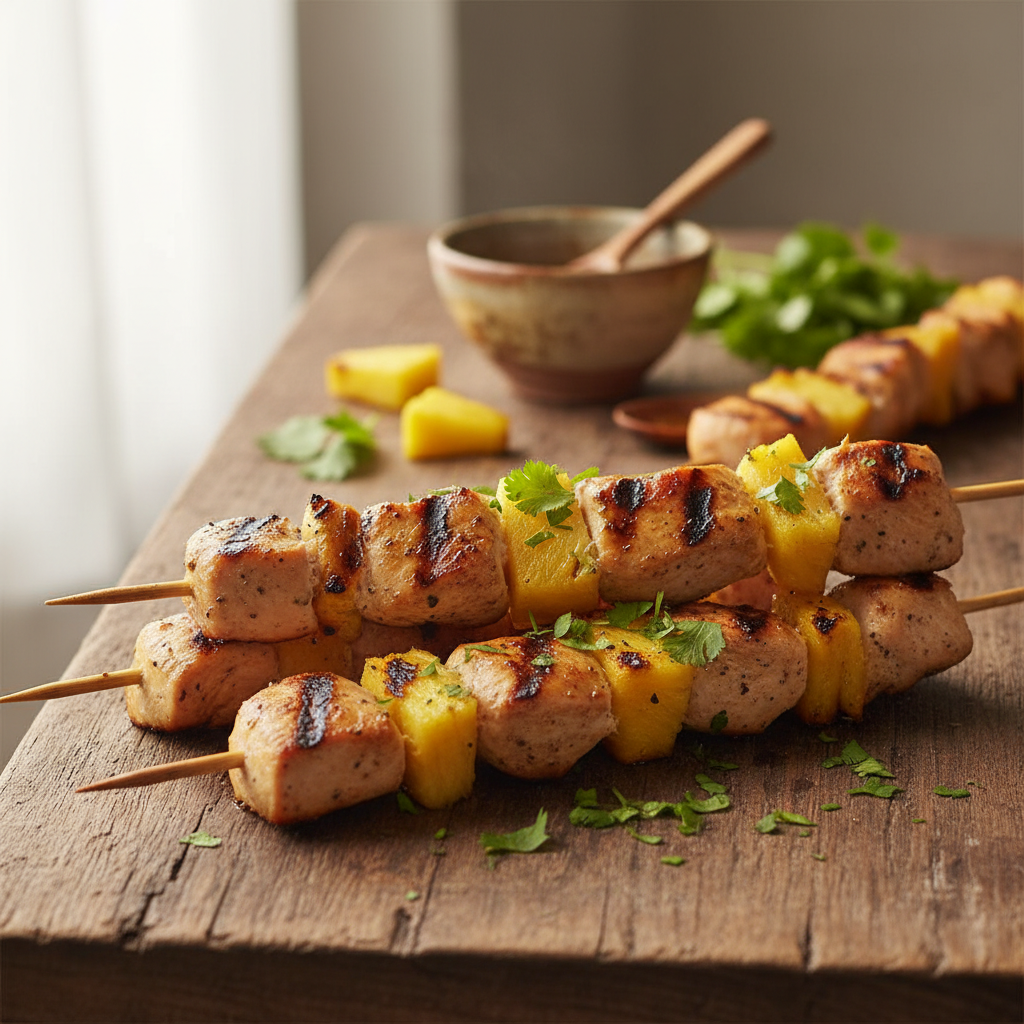 Suvised kana-ananassivardad: kiire ja mahlane grillretsept