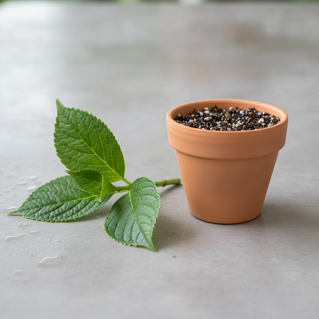 Hortensia paljundamine pistikutest: lihtsad nipid